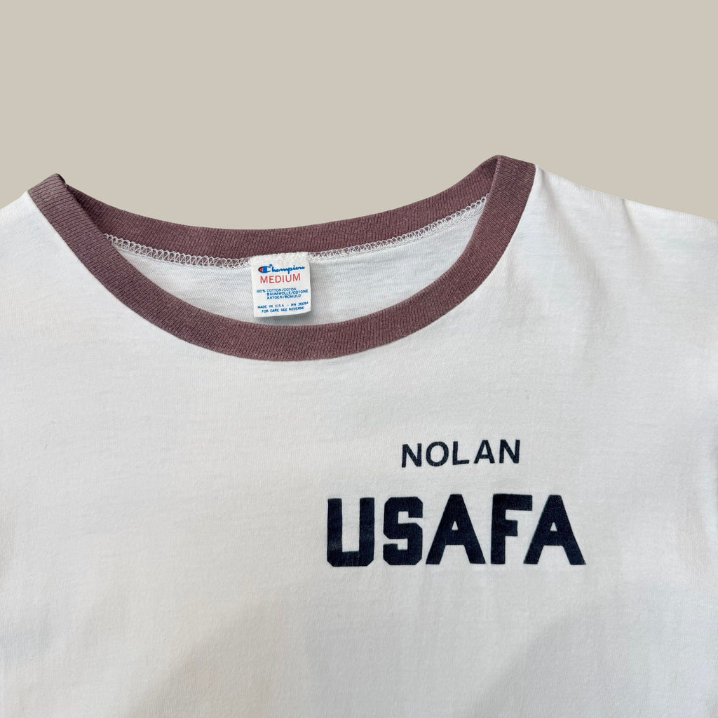 CHAMPION "NOLAN USAFA RINGER T-SHIRT