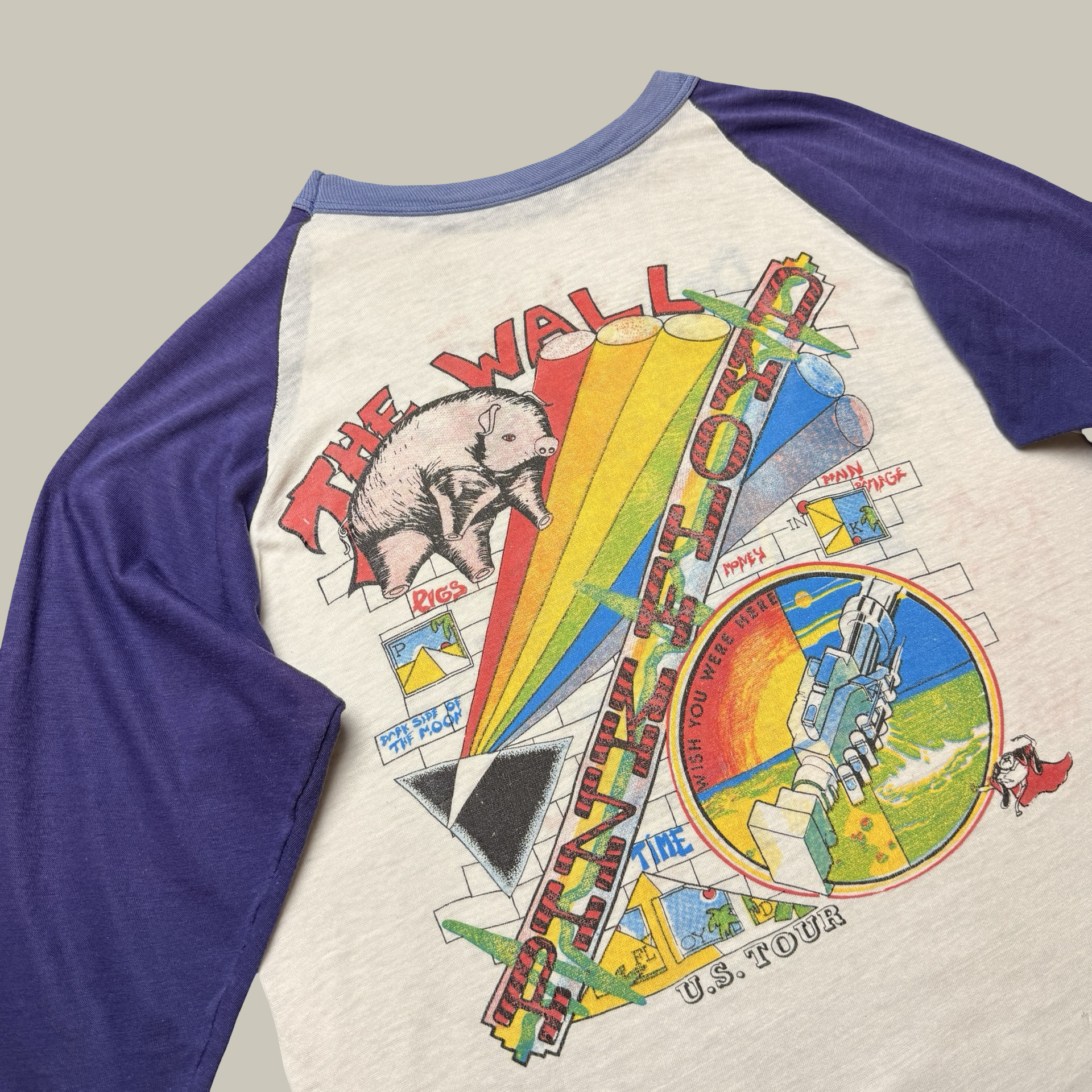 PINK FLOYD “THE WALL” ERA RAGLAN SHIRT