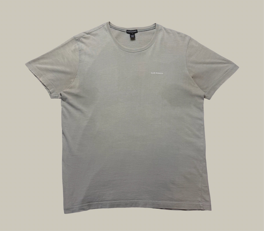 CLUB MONACO MINIMAL LOGO TEE CIRCA EARLY 2000S