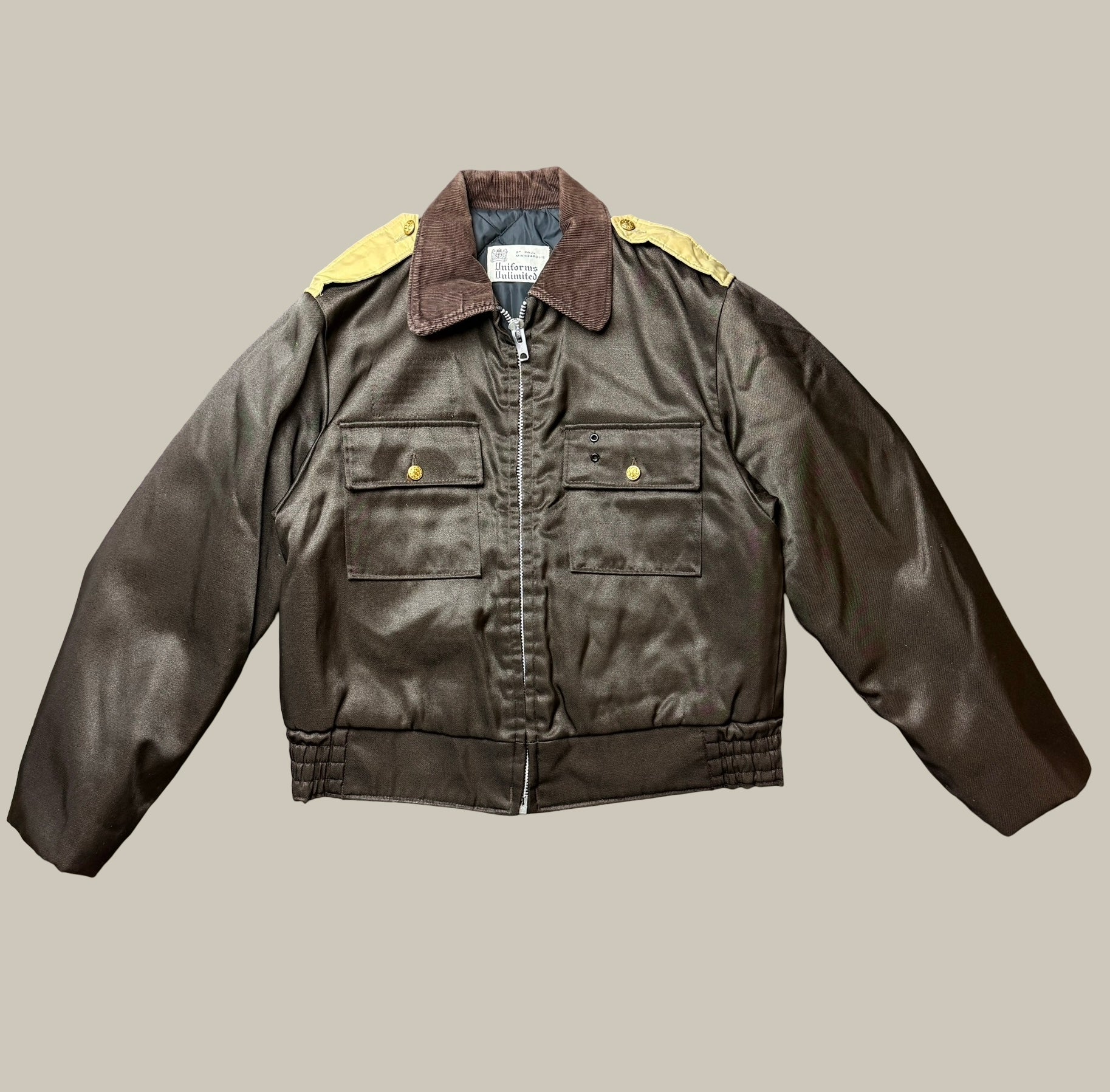 1960s–1970s UNIFORMS UNLIMITED FLIGHT-INSPIRED WORK JACKET