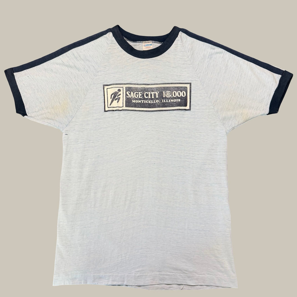 SAGE CITY 10,000 SINGLE STITCH RAGLAN T-SHIRT