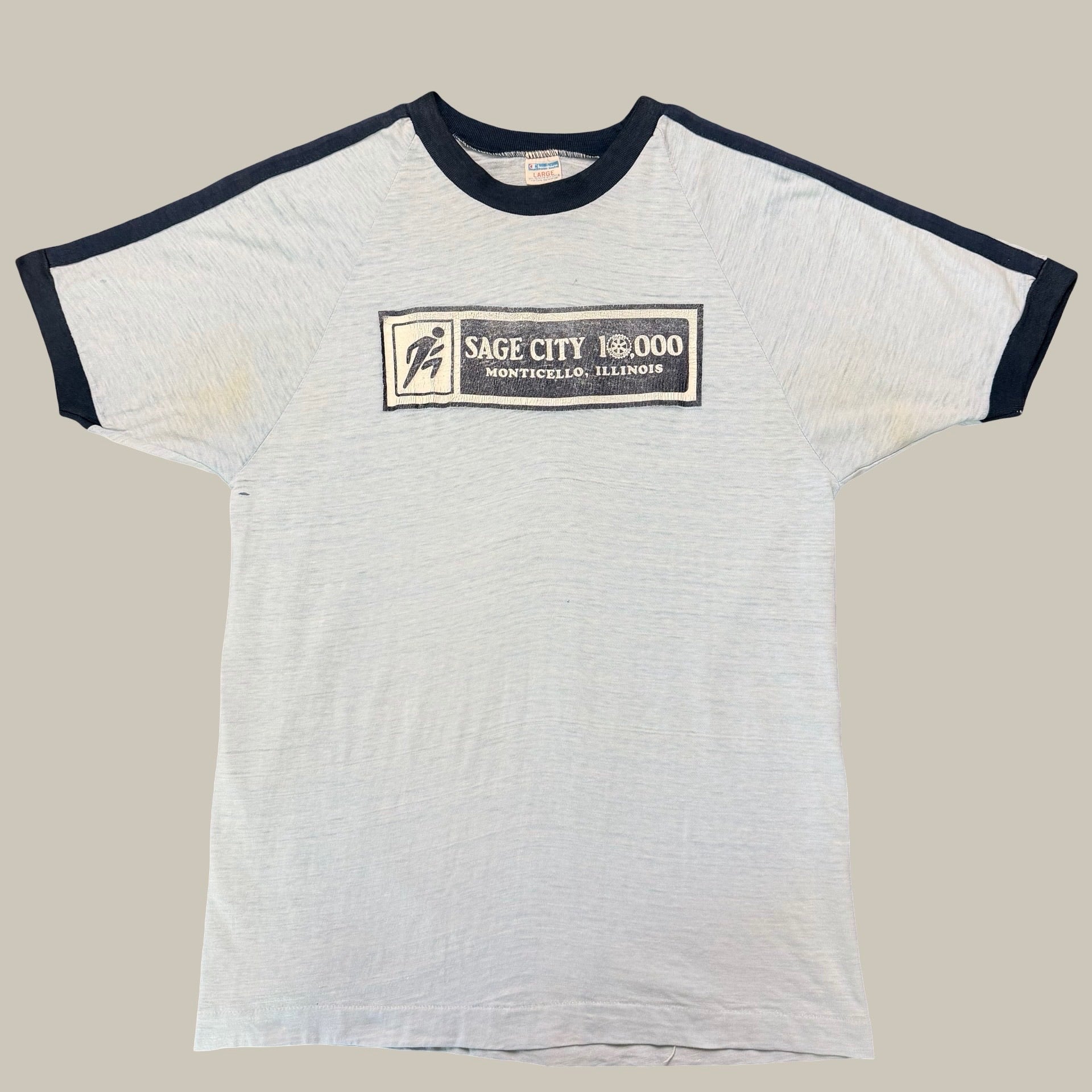 SAGE CITY 10,000 SINGLE STITCH RAGLAN T-SHIRT