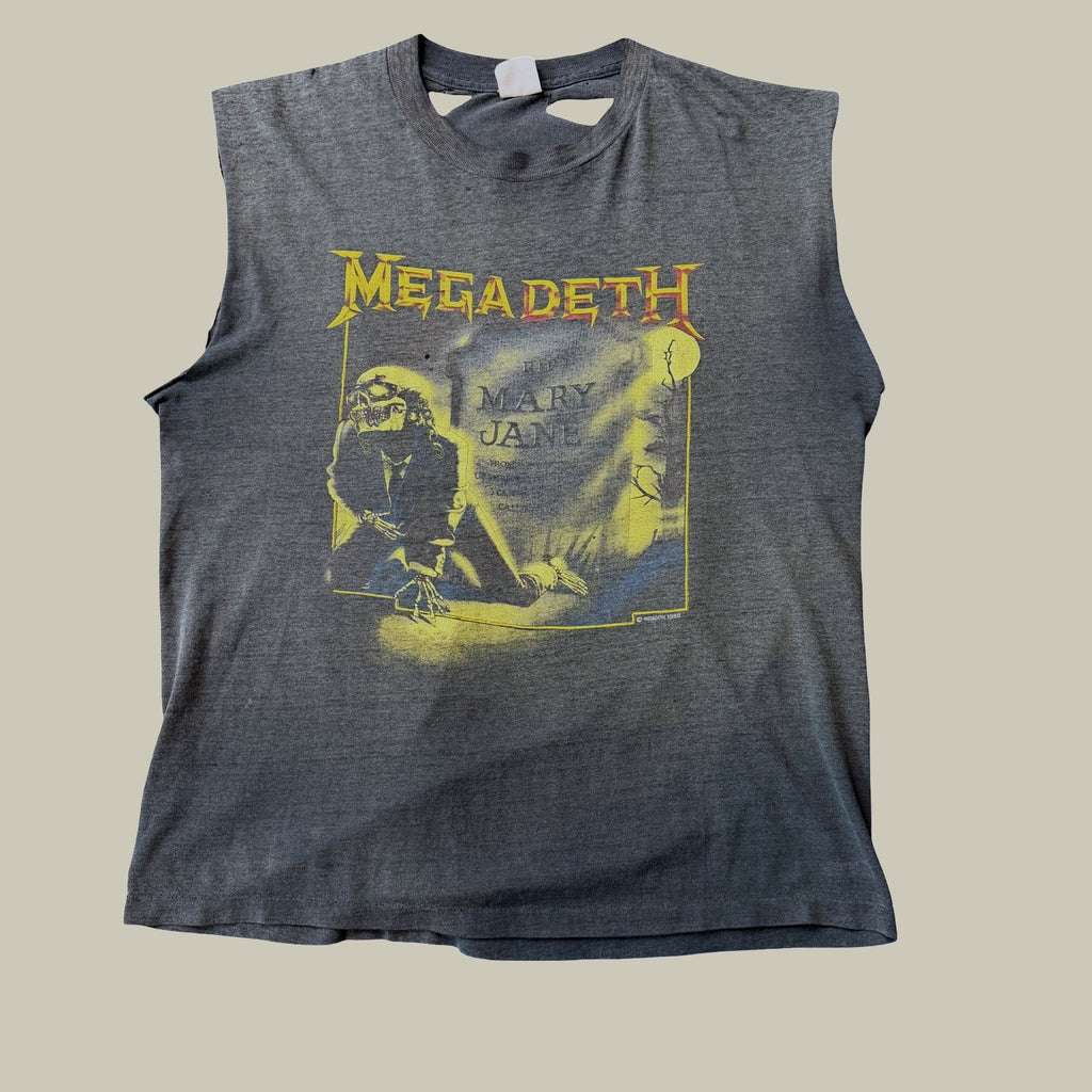 MEGADETH “RIP MARY JANE” CUT-OFF T-SHIRT · CIRCA 1988