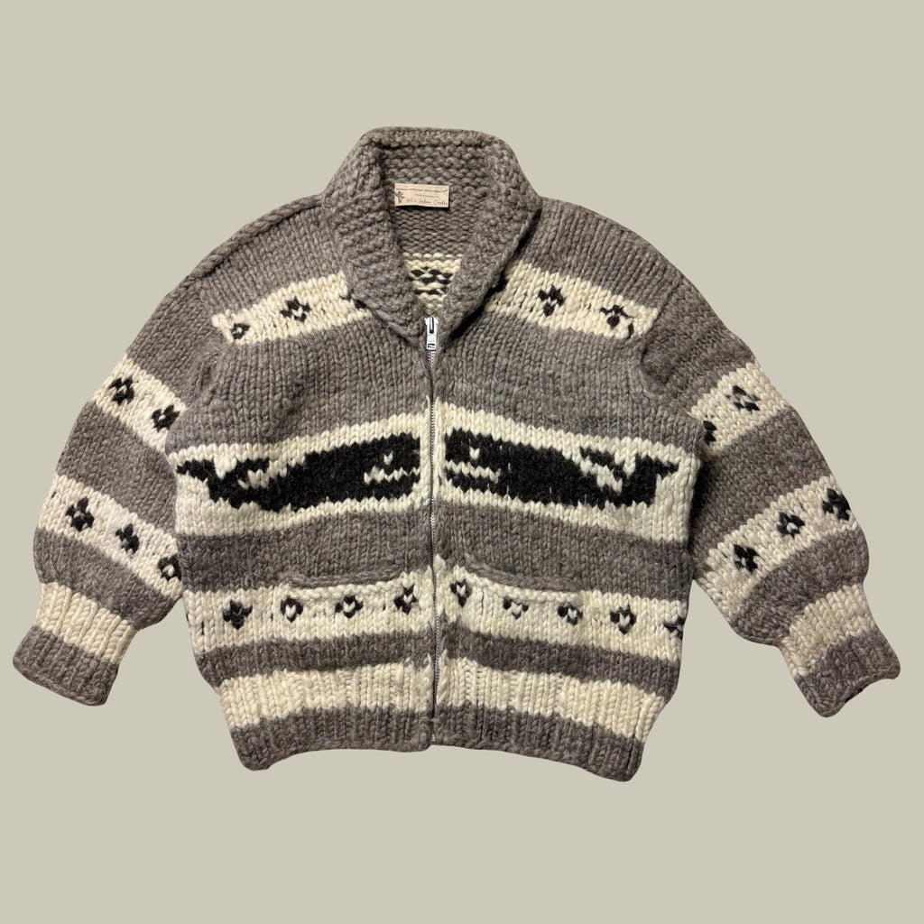 GENUINE MID CENTURY COWICHAN ORCA SWEATER
