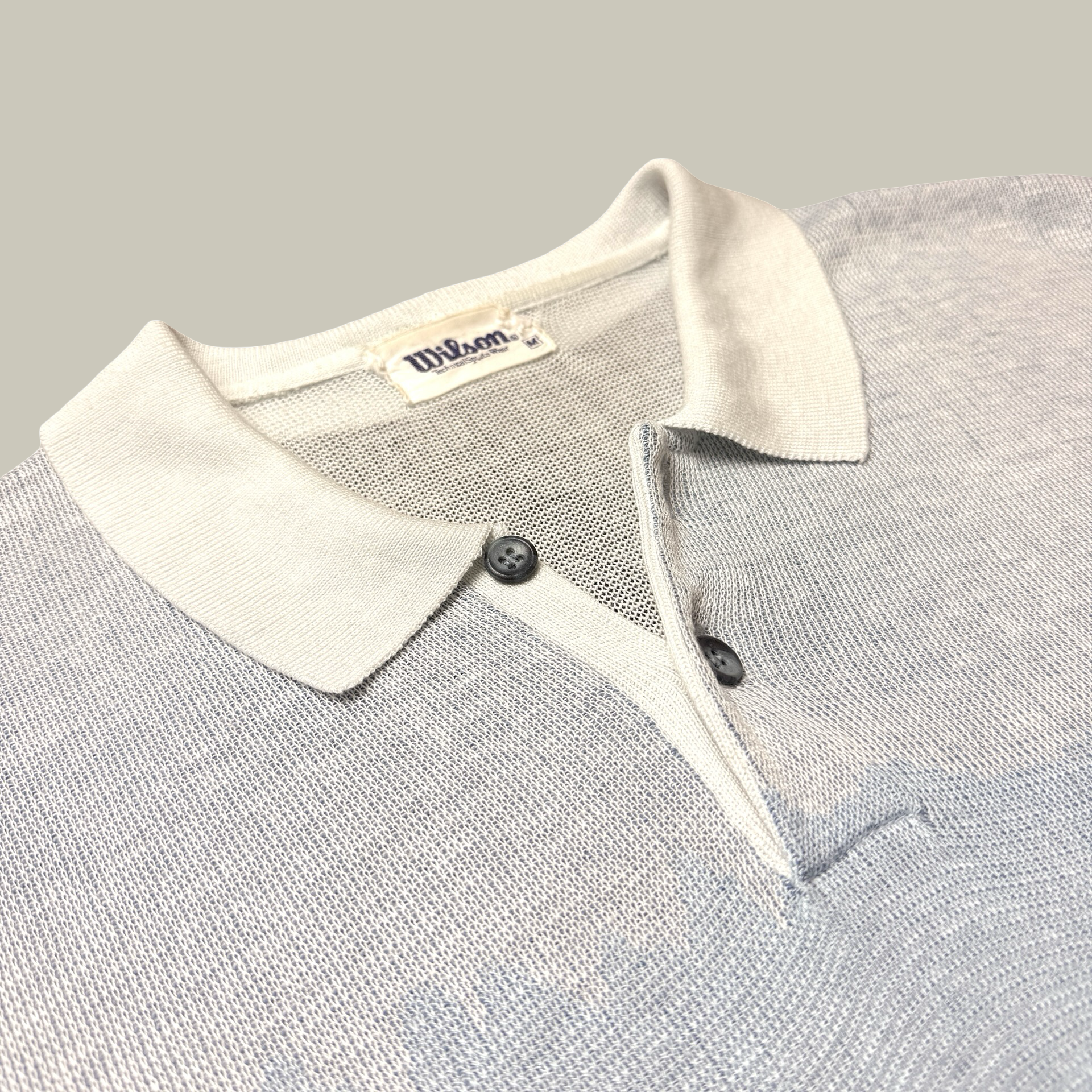 VINTAGE 1960S–1970S WILSON SCENIC KNIT POLO SHIRT