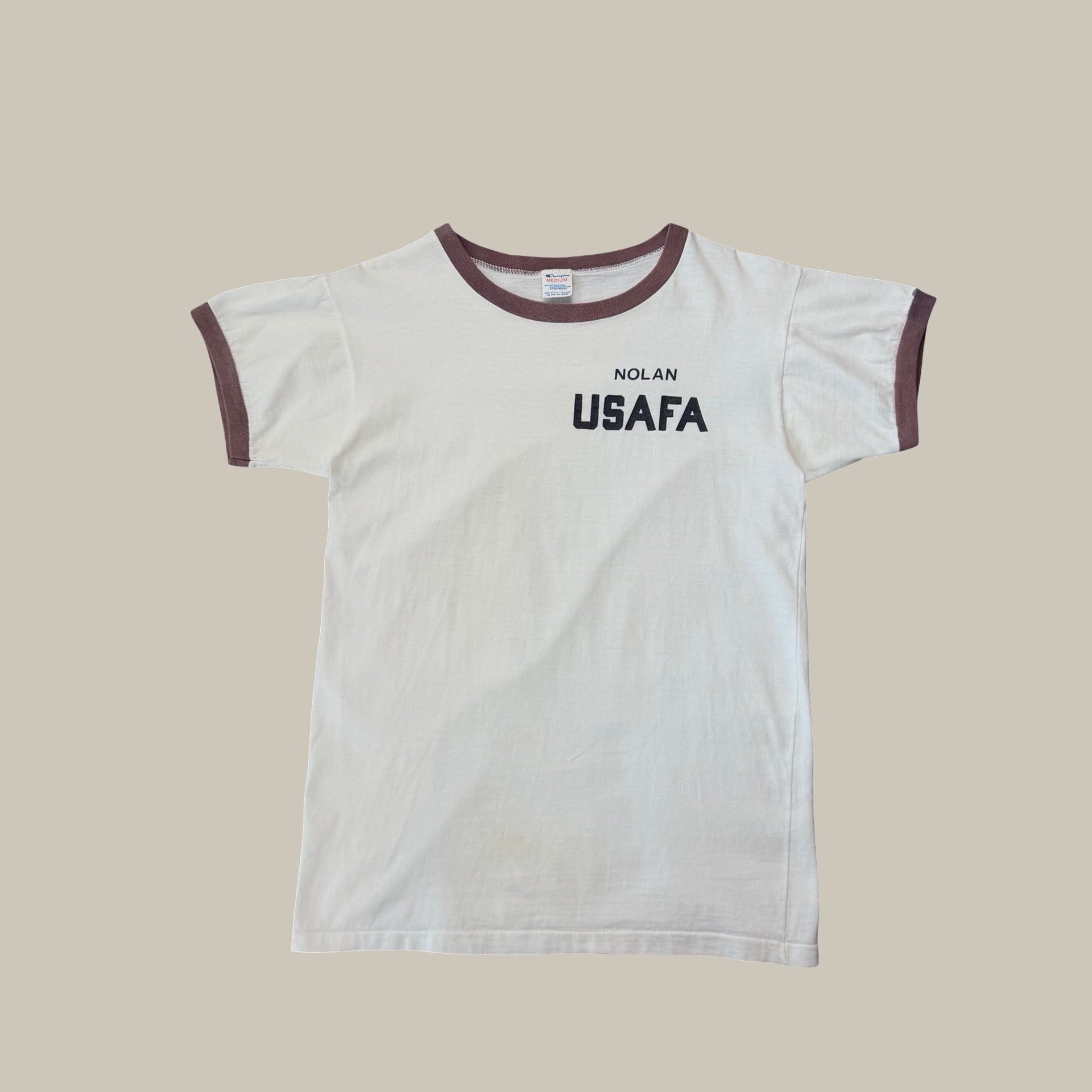 CHAMPION "NOLAN USAFA RINGER T-SHIRT