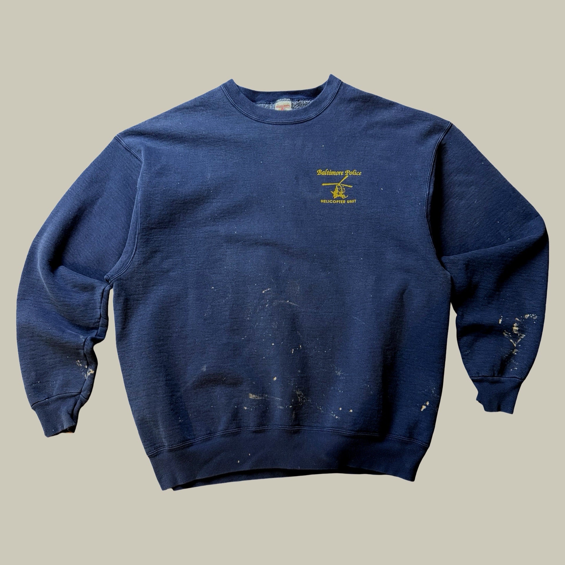 BALTIMORE POLICE HELICOPTER UNIT SWEATSHIRT CIRCA LATE 1980s–EARLY 1990s