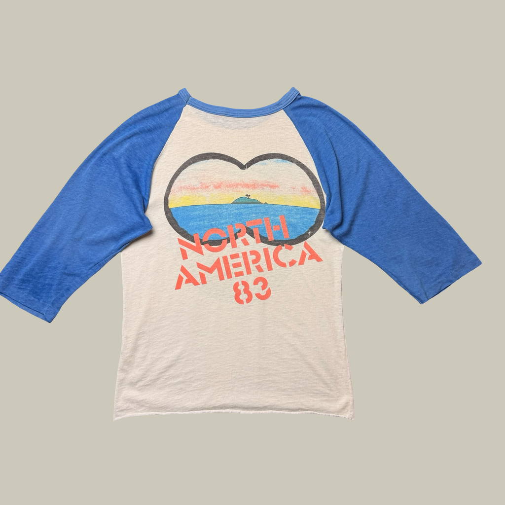 MEN AT WORK 83’ NORTH AMERICAN TOUR RAGLAN SHIRT