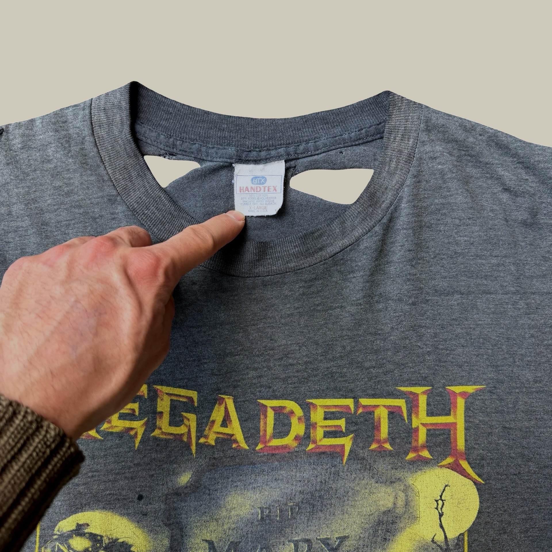 MEGADETH “RIP MARY JANE” CUT-OFF T-SHIRT · CIRCA 1988