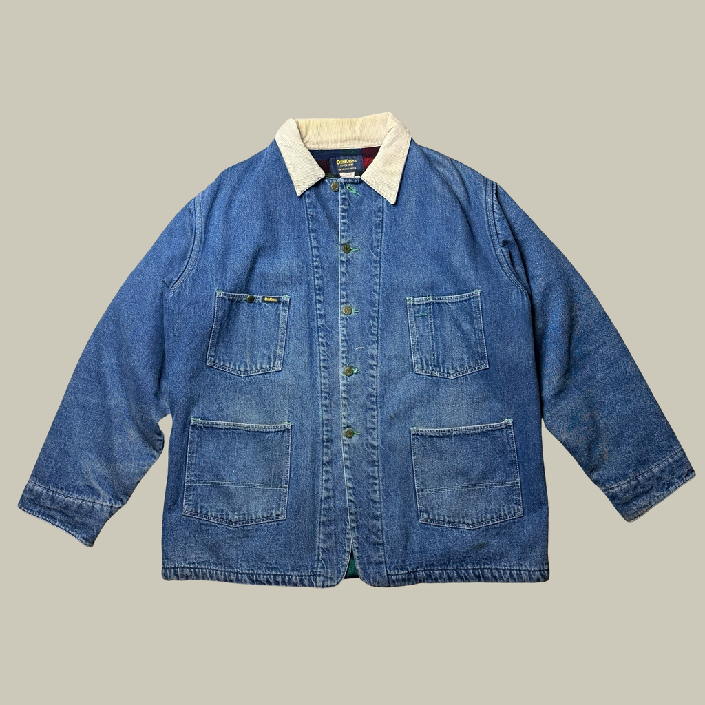 OSHKOSH DENIM BLANKET-LINED CHORE JACKET · CIRCA LATE 1980S–EARLY 1990S