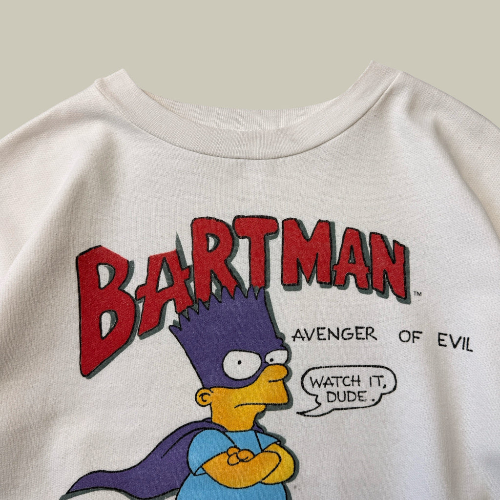 BARTMAN AVENGER OF EVIL CREWNECK SWEATSHIRT CIRCA 1989