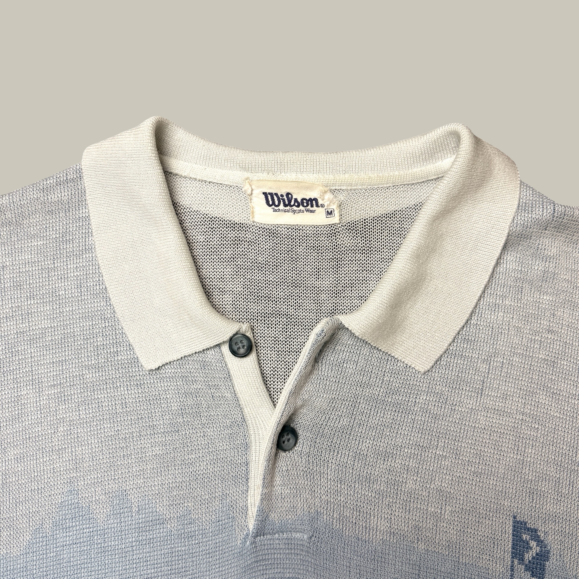 VINTAGE 1960S–1970S WILSON SCENIC KNIT POLO SHIRT
