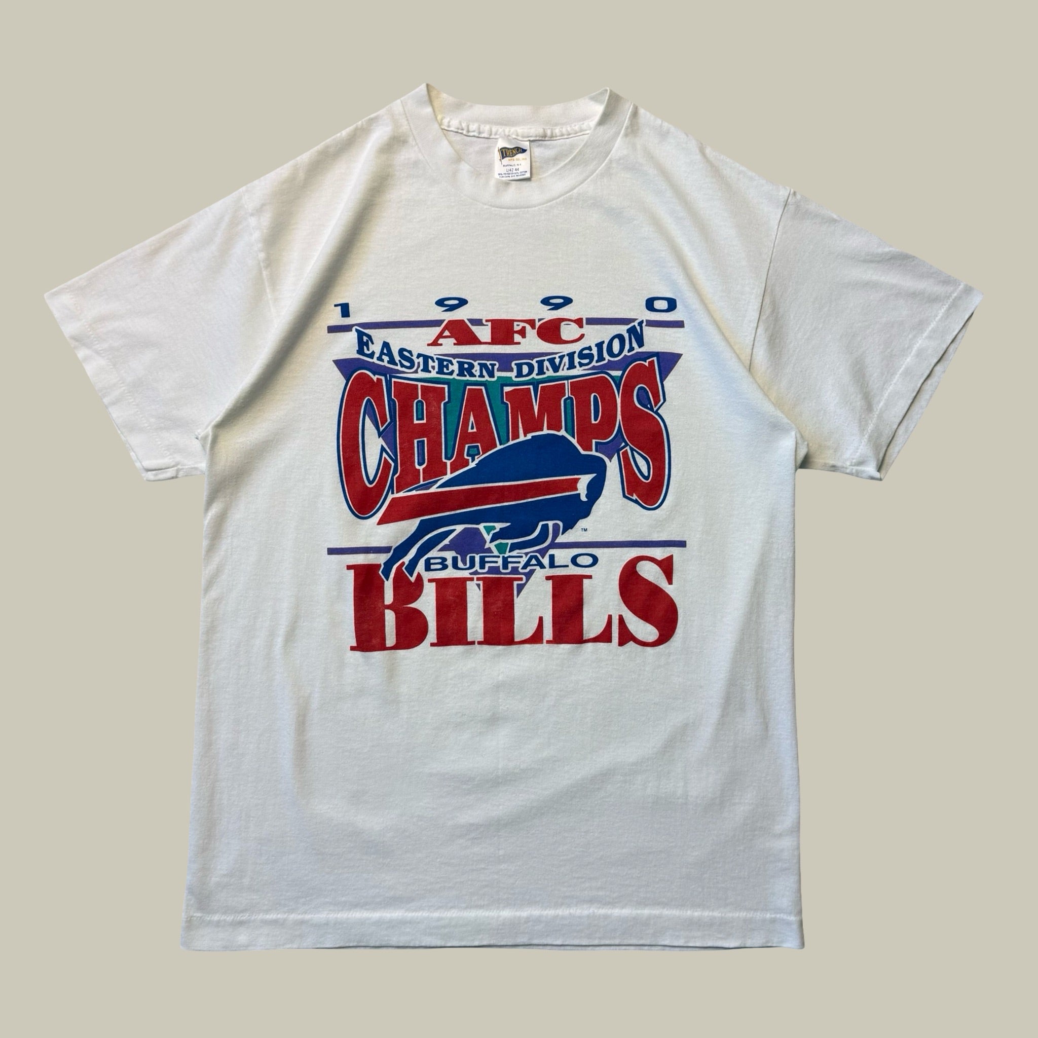 BUFFALO BILLS AFC EASTERN DIVISION CHAMPS T-SHIRT · CIRCA 1990