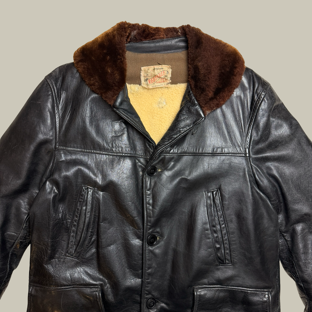 RELIABLE HORSEHIDE BARNSTORMER JACKET (CIRCA 1940S–EARLY 1950S)