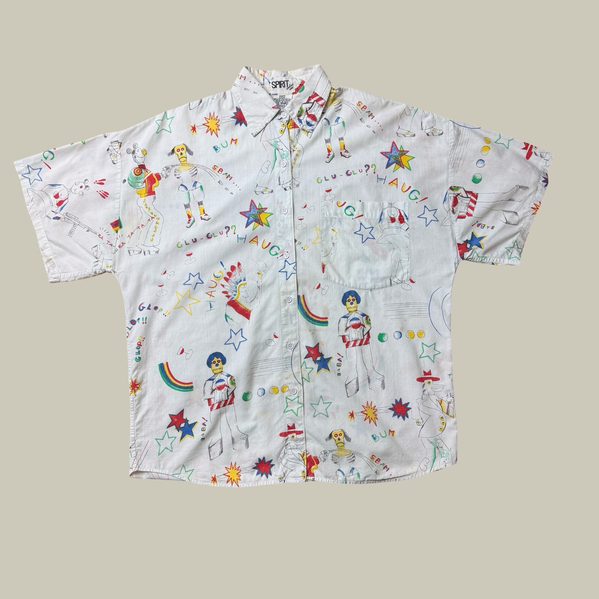 SPIRIT “DRAWN ON” BUTTON DOWN SHIRT