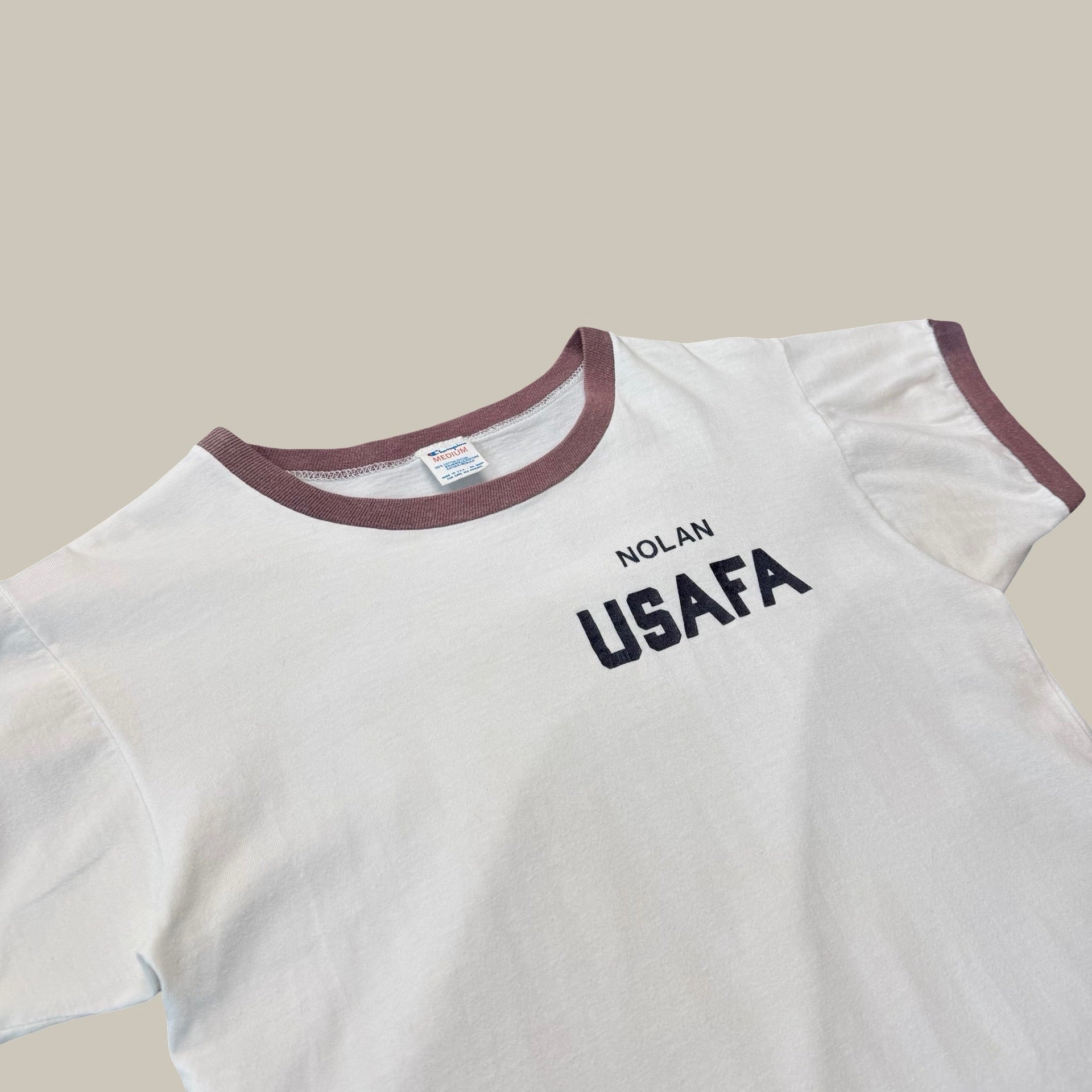 CHAMPION "NOLAN USAFA RINGER T-SHIRT
