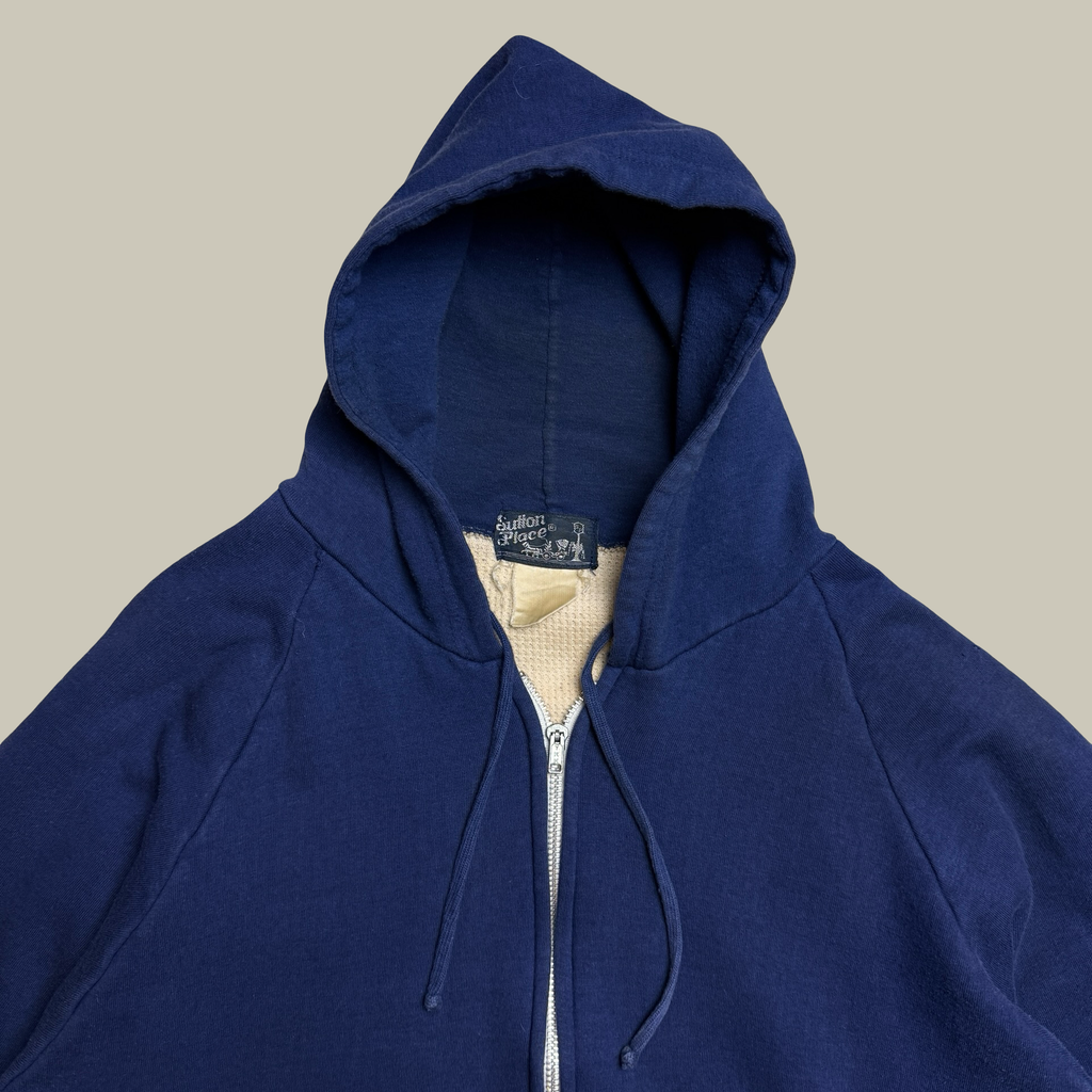 SUTTON PLACE THERMAL LINED ZIP HOODIE (CIRCA 1969–1972)