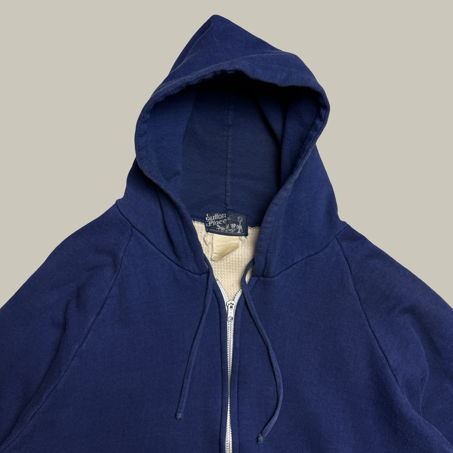 SUTTON PLACE THERMAL LINED ZIP HOODIE (CIRCA 1969–1972)