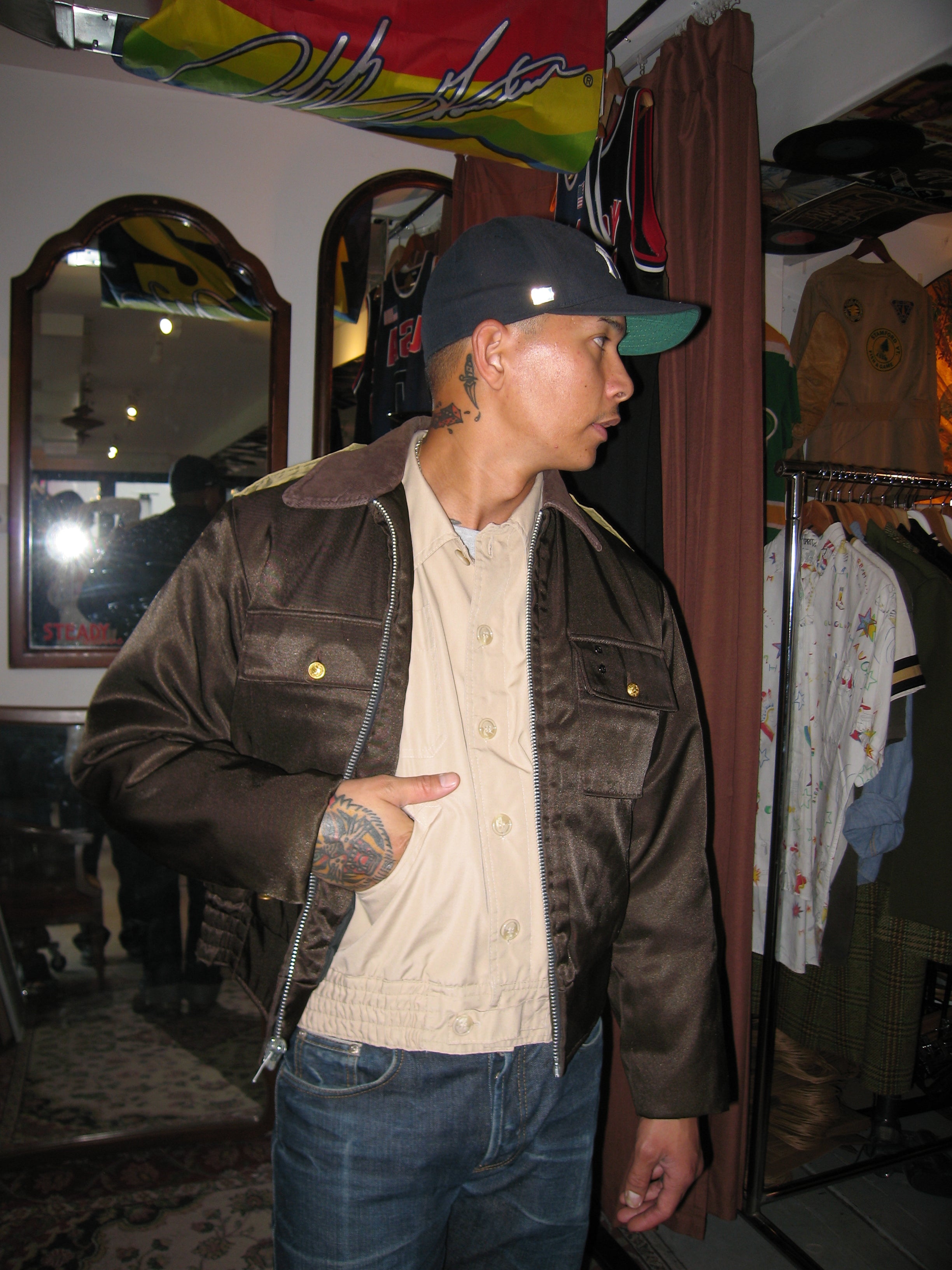 1960s–1970s UNIFORMS UNLIMITED FLIGHT-INSPIRED WORK JACKET