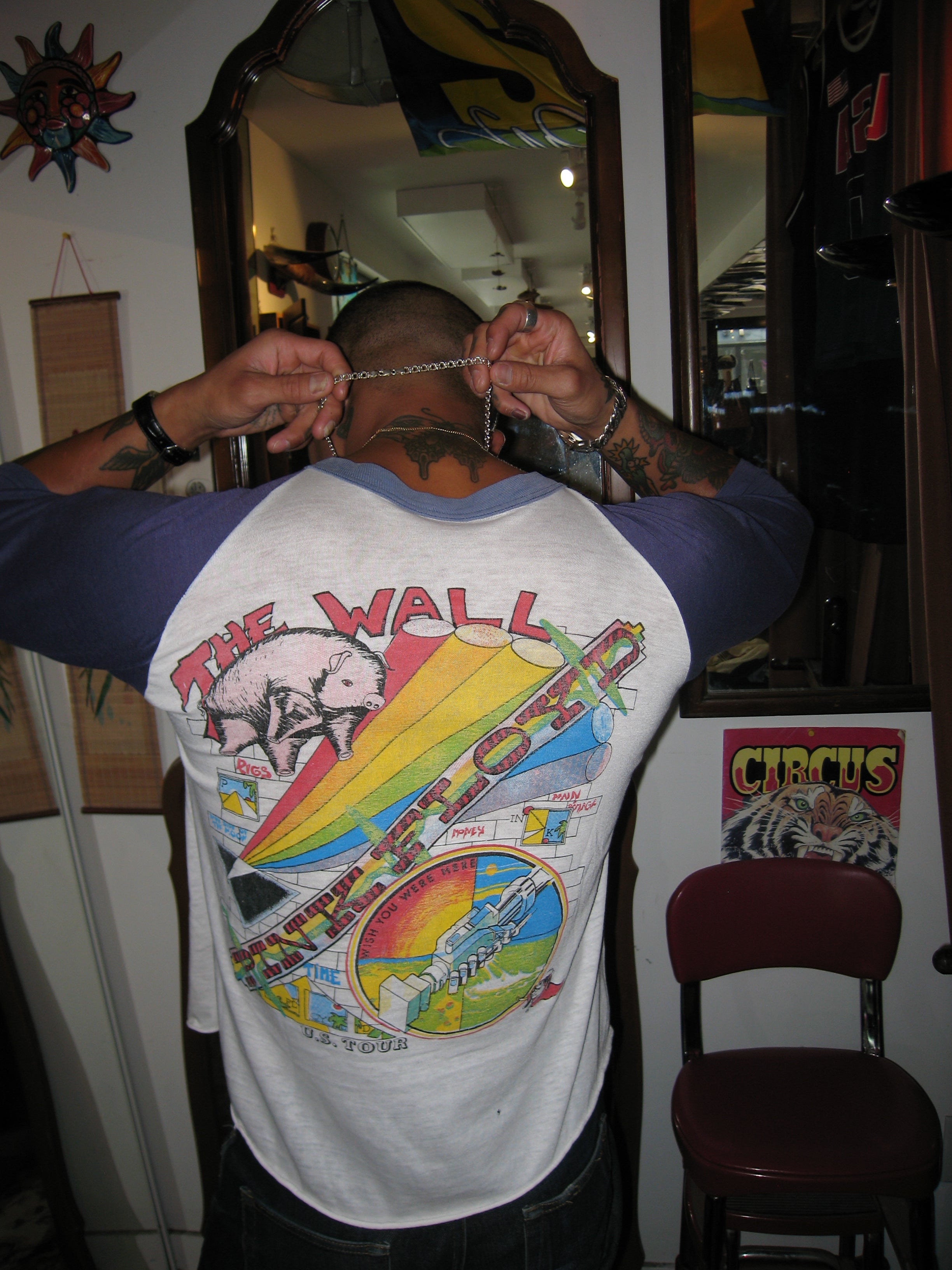 PINK FLOYD “THE WALL” ERA RAGLAN SHIRT