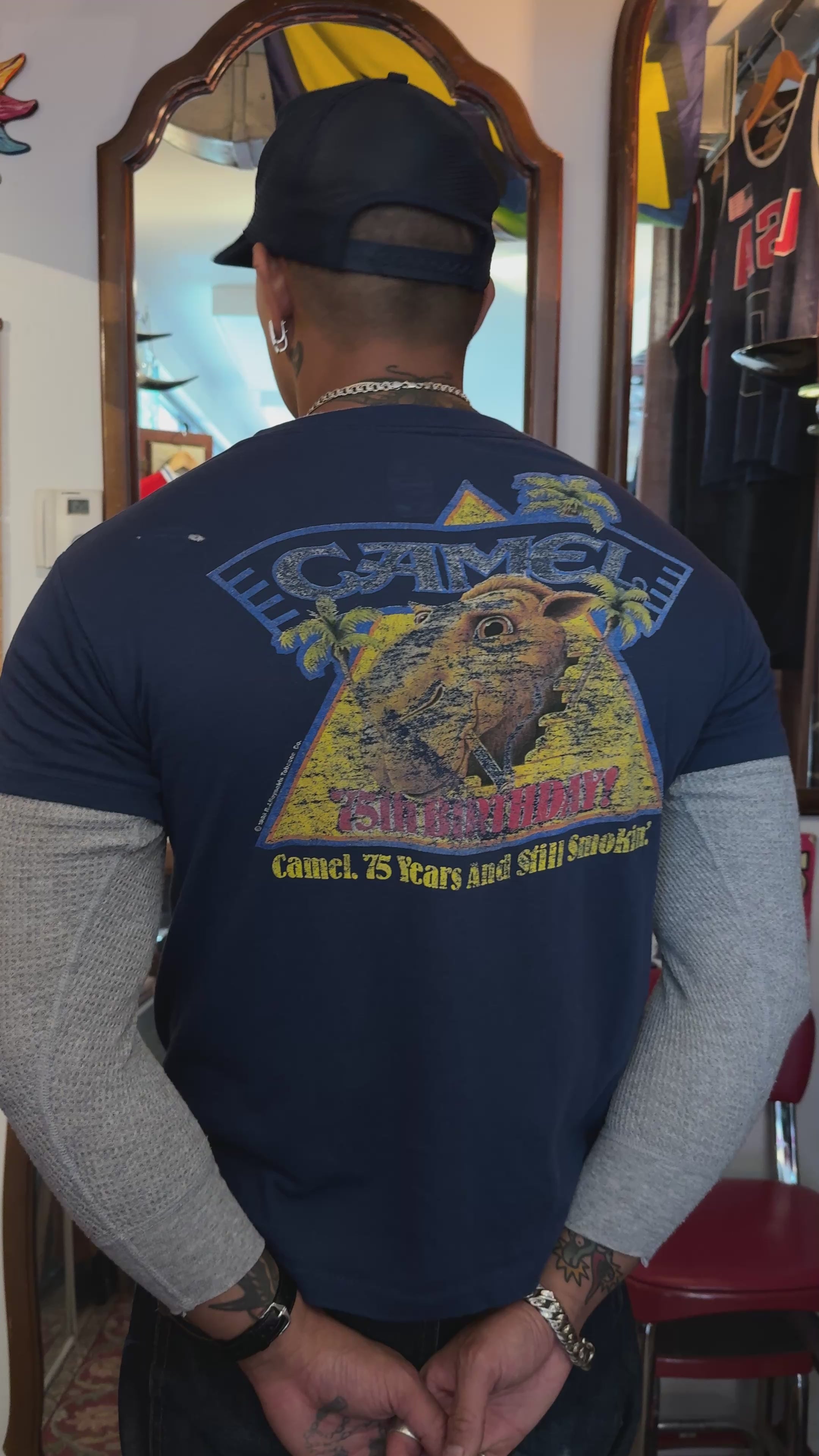 CAMEL CIGARETTES 75TH ANNIVERSARY BIRTHDAY SHIRT