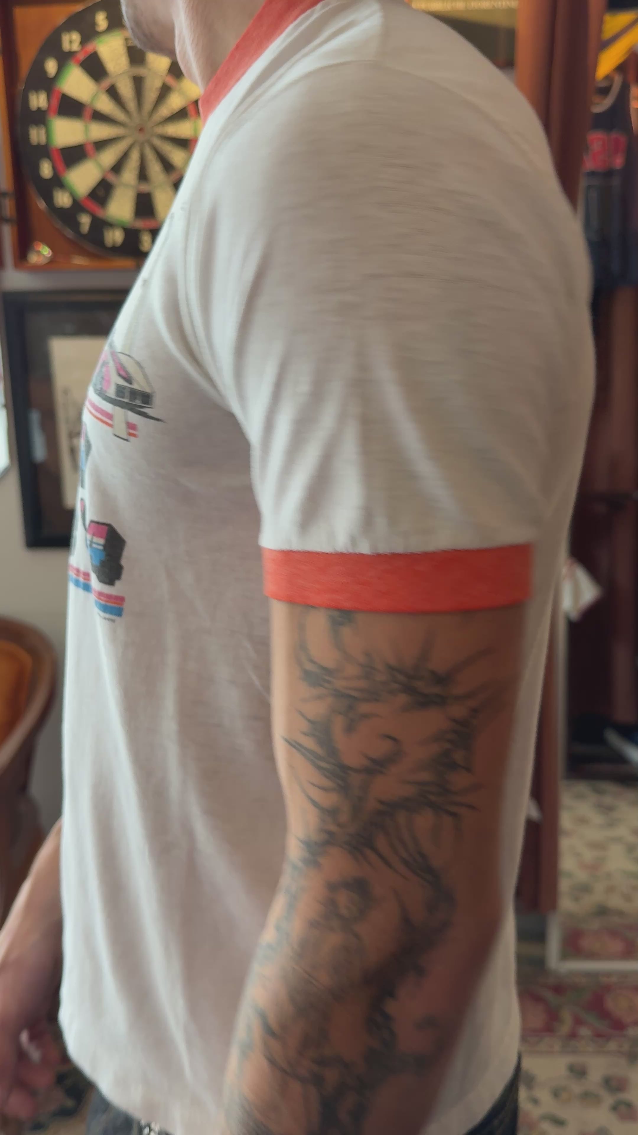AHRA SLIR GATEWAY NATIONALS RINGER TEE CIRCA 1984