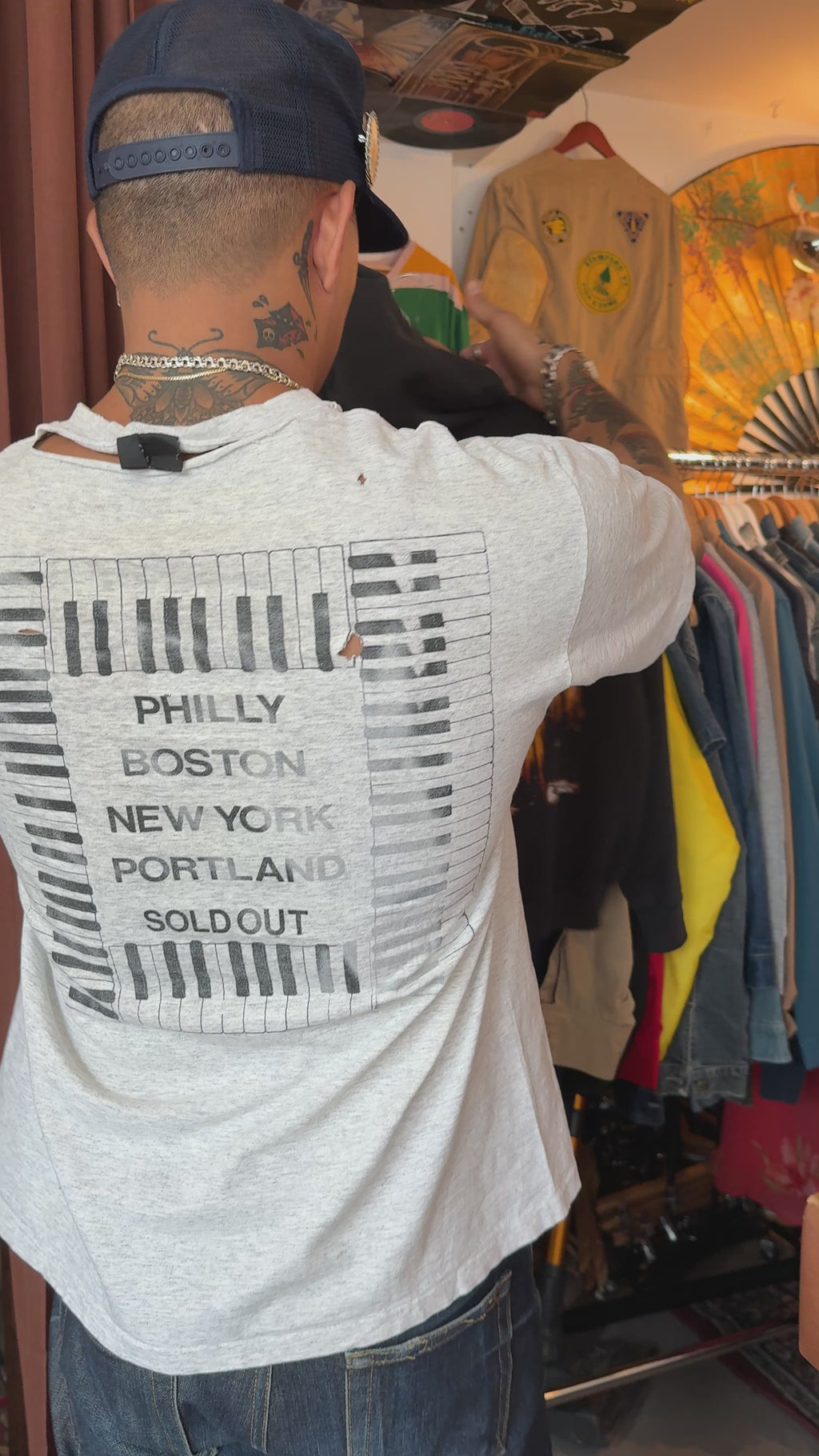 BILLY JOEL “RIVER OF DREAMS” WORLD TOUR ’93 GRAPHIC TEE